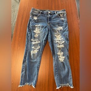 American Eagle cropped jeans size 16